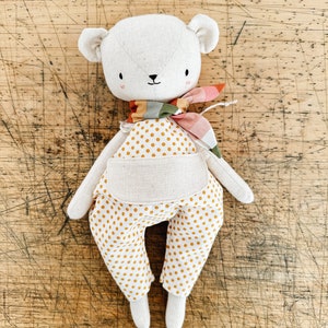 Woodling Bear Doll and Clothing Set PDF Sewing Pattern image 2