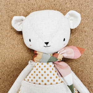 Woodling Bear Doll and Clothing Set PDF Sewing Pattern image 3