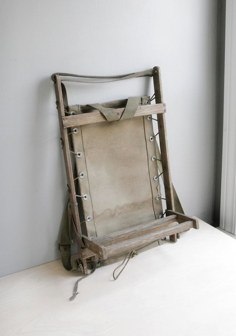 Vintage wood backpack frame Etsy
