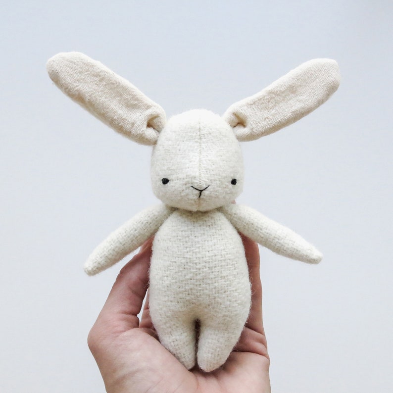 sewing pattern bitty bunny soft toy pdf pattern digital download image 2