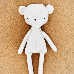 Woodling Bear Doll and Clothing Set PDF Sewing Pattern image 4