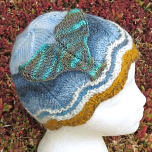 knitting pattern Whale Tail Beanie image 7