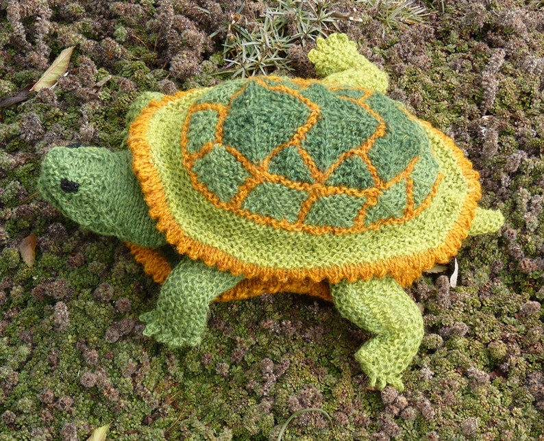 Turtle knitting pattern Tenacious Turtle
