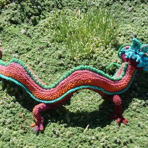 Knitting Pattern Charming Chinese Dragon image 6