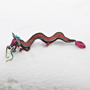 Knitting Pattern Charming Chinese Dragon image 4