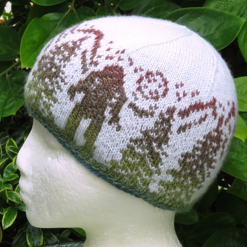 Knitting Pattern - Stranded Bigfoot Beanie image 7