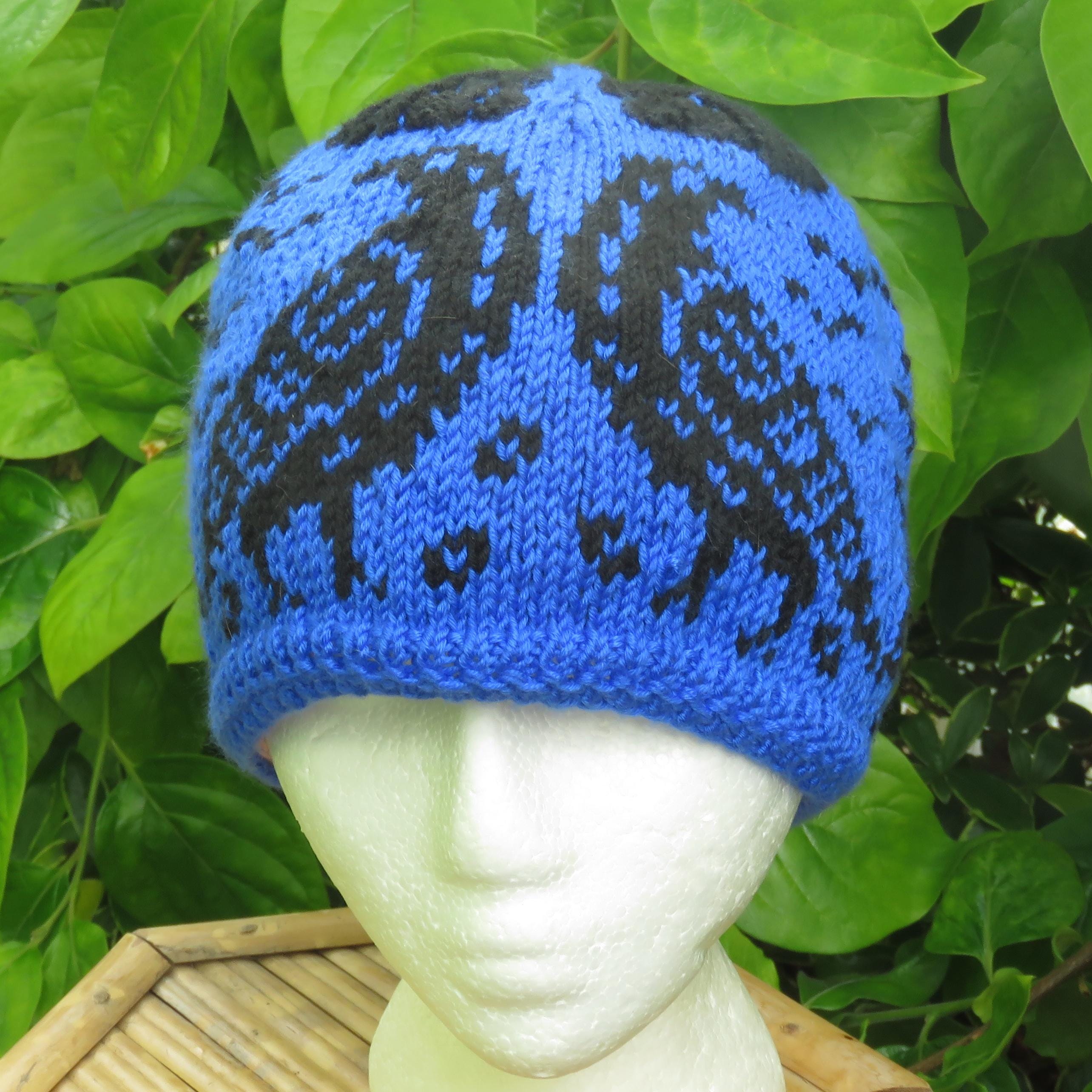 Raven Pattern Knit Hat (M231-0503) | MATSUFUJI / 帽子 (MEN
