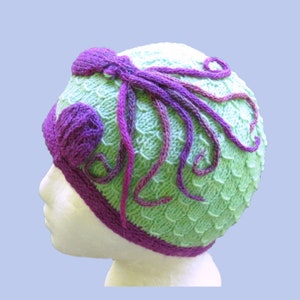 knitting pattern Octopus in the Shallows Beanie image 1