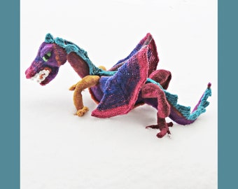 Knitting Pattern - Doughty Dragon