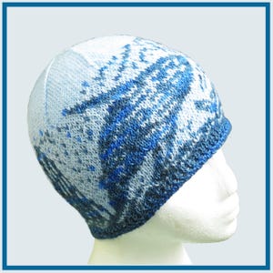Knitting Pattern - Stranded Whales Beanie