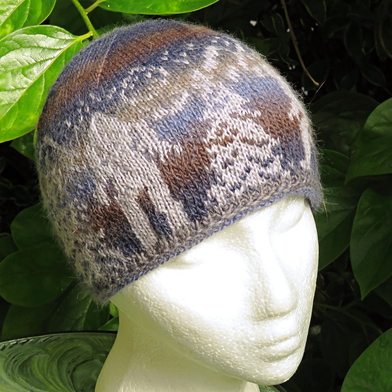 Knitting Pattern - Stranded Bigfoot Beanie image 6