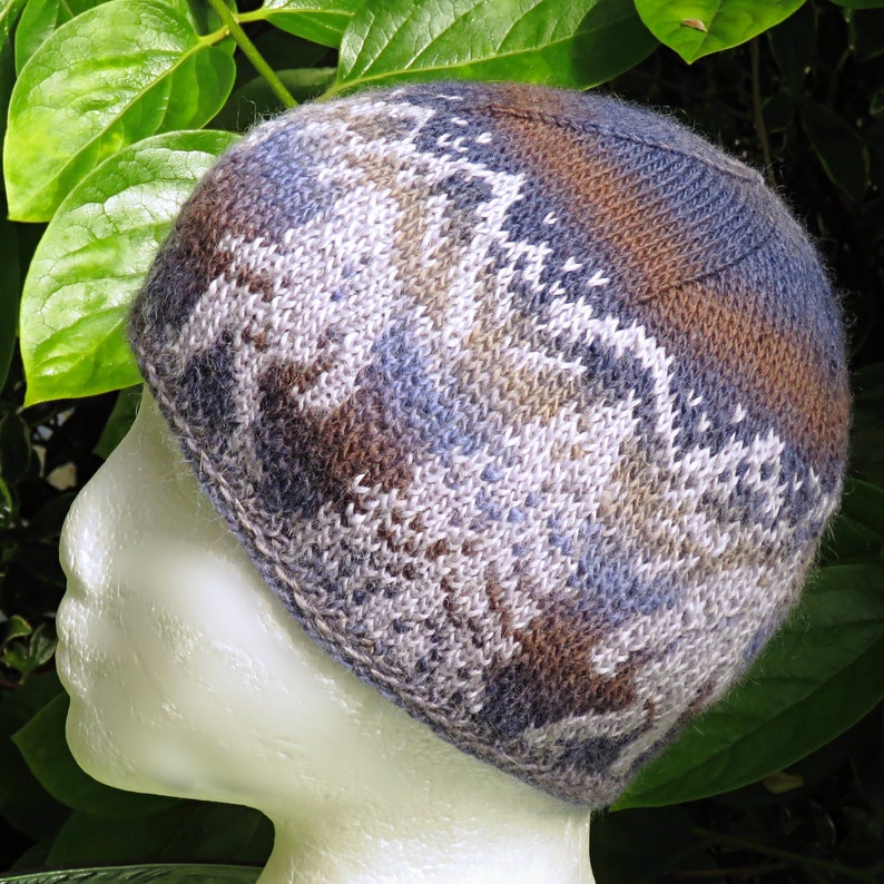 Knitting Pattern - Stranded Bigfoot Beanie image 5