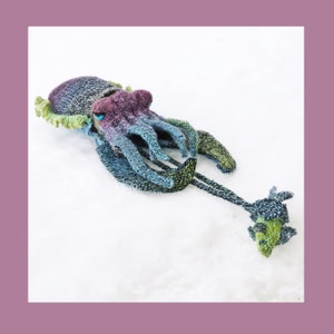 knitting pattern - Glorious Giant Cuttlefish