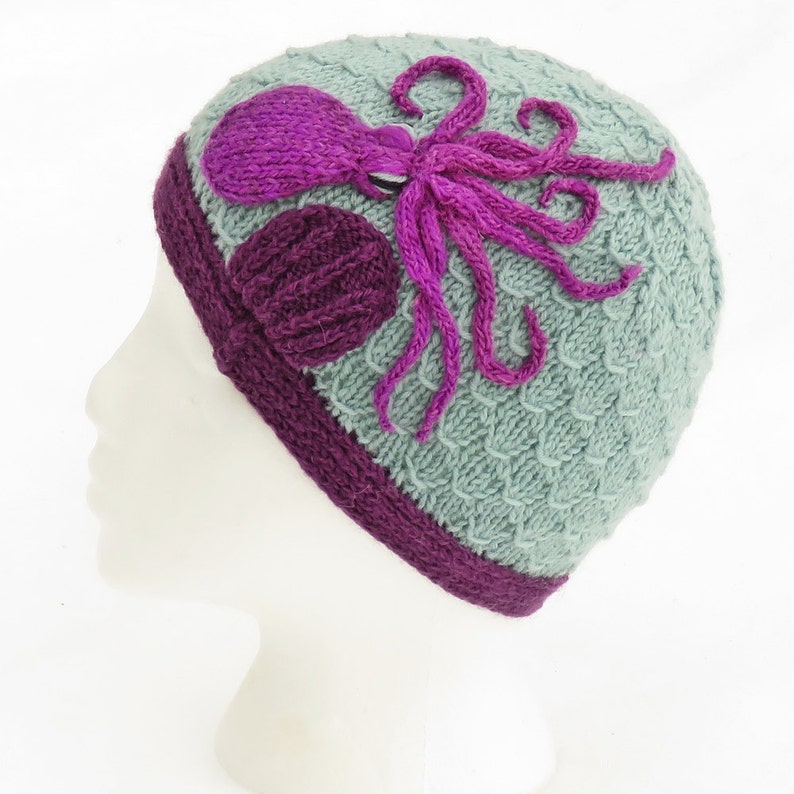 knitting pattern Octopus in the Shallows Beanie image 8