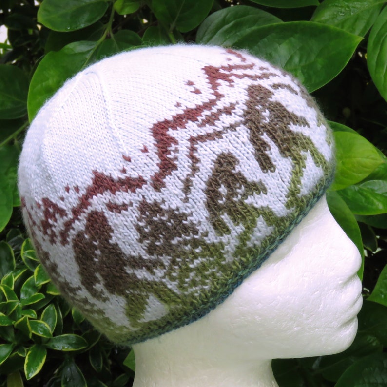Knitting Pattern - Stranded Bigfoot Beanie image 4