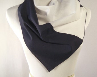 Team Scarf - Triangle Scarf - Neckerchief - Wild Rag - Sports Scarf - NFL Dallas Cowboys - Navy White Scarf