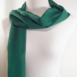 Emerald Green Chiffon Evening Wrap / Shawl Custom Made Kelly - Etsy