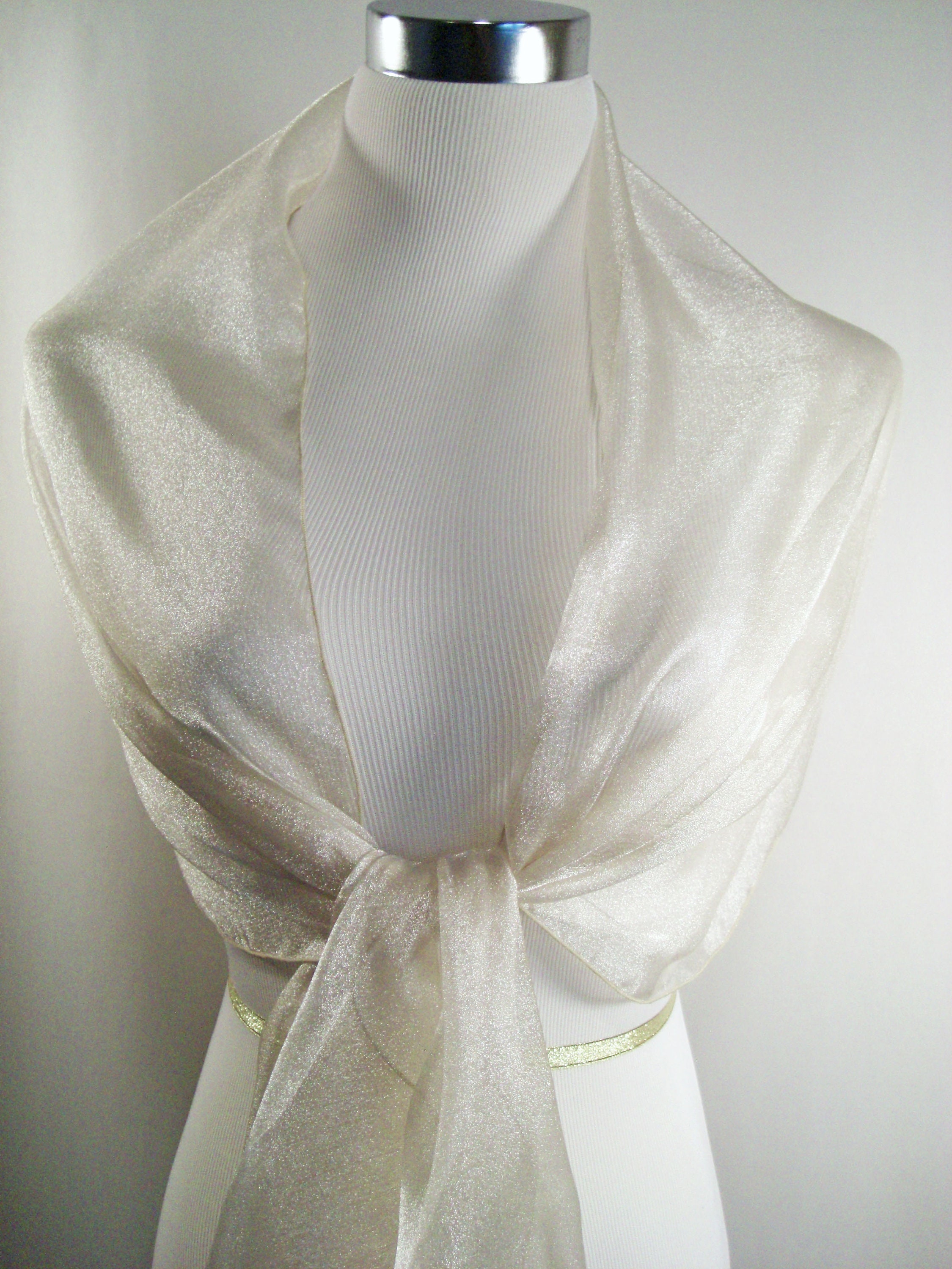 organza evening wrap