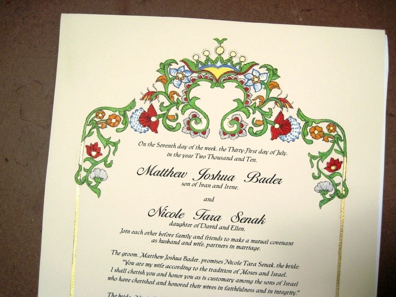 Blessing certificate wedding How to