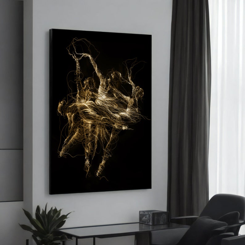 Ethereal Elegance – Dance Art Framed Poster #5 (21.5