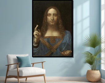 レオナルド ダ ヴィンチ 救世主 キャンバス絵画 - クラシック
