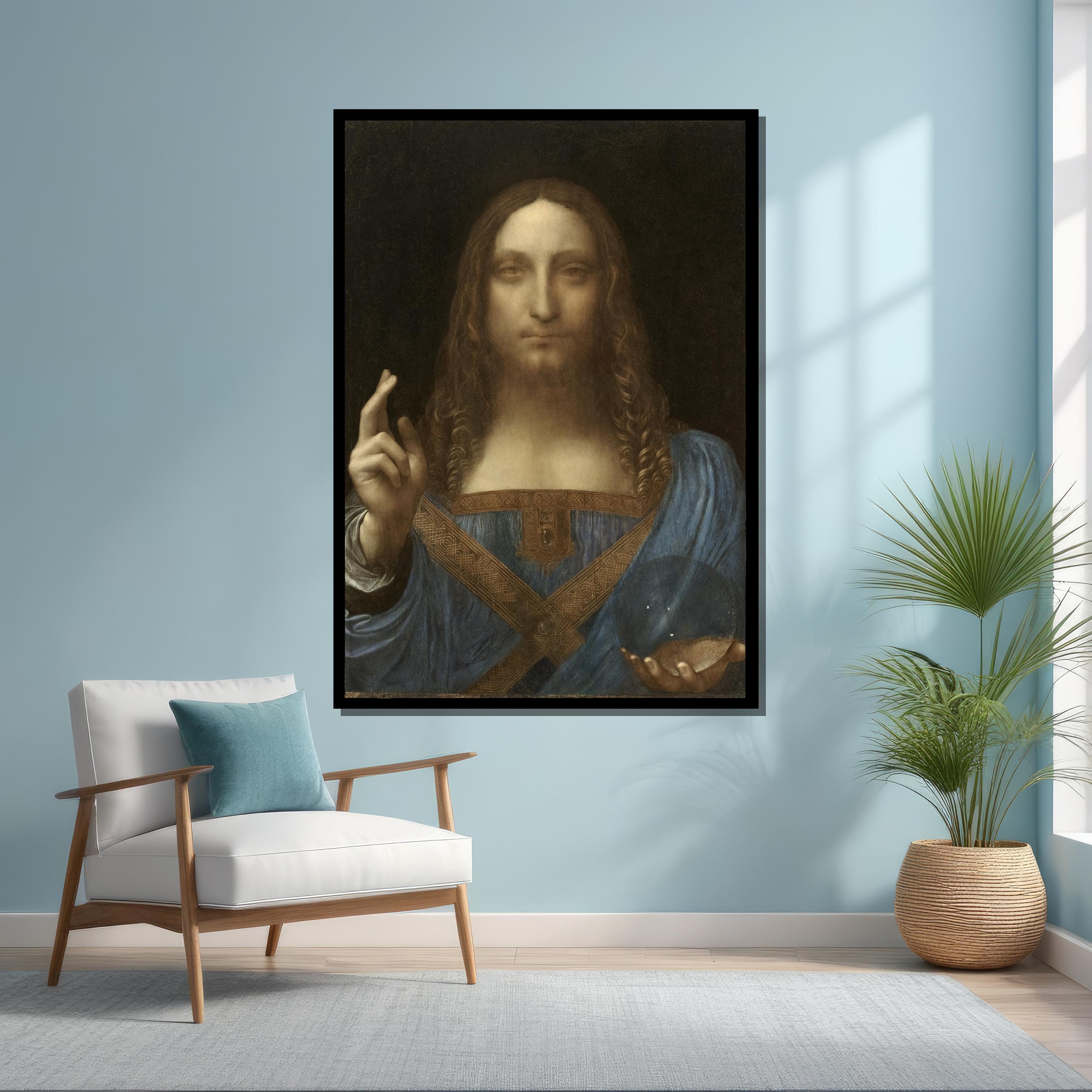 レオナルド ダ ヴィンチ 救世主 キャンバス絵画 - クラシック