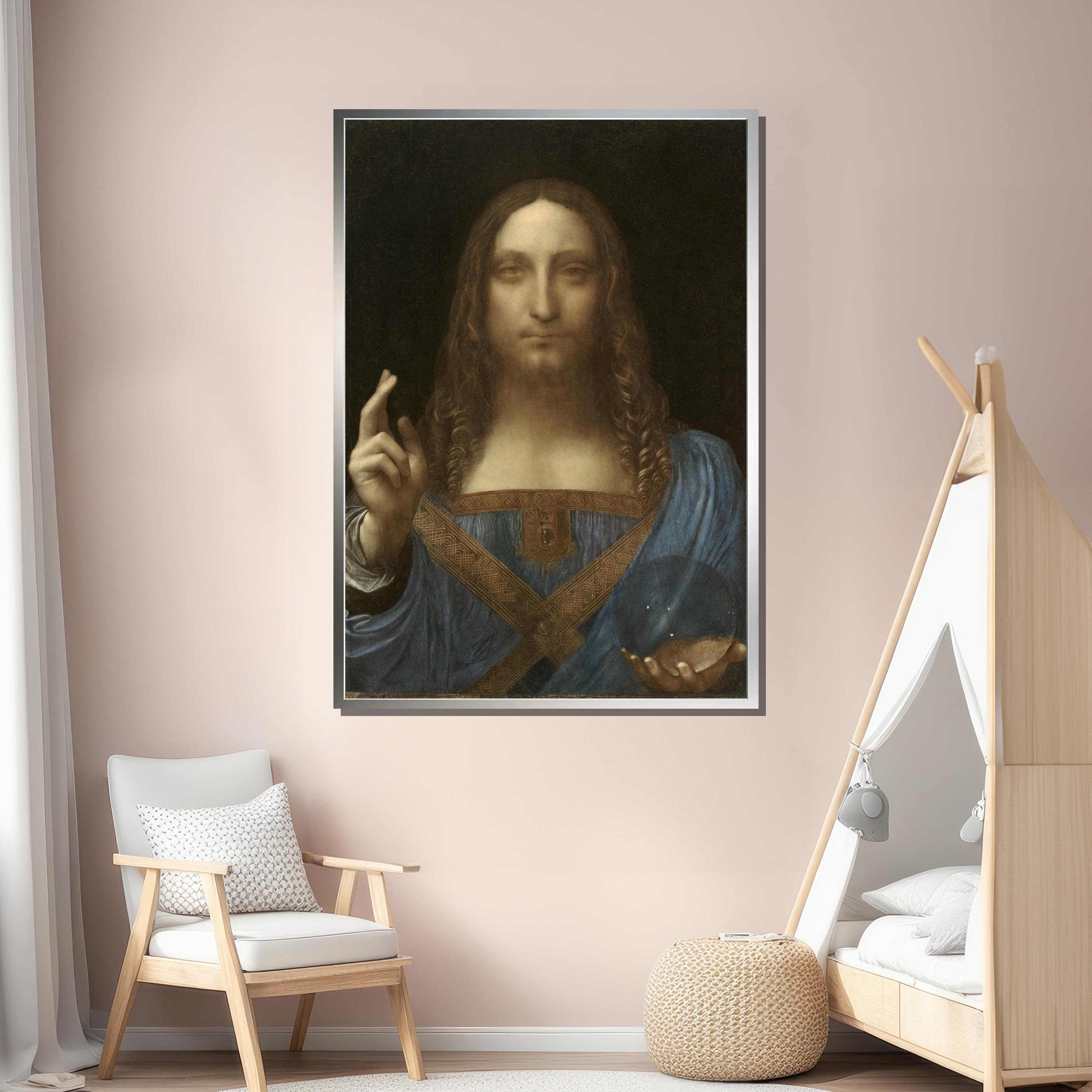 レオナルド ダ ヴィンチ 救世主 キャンバス絵画 - クラシック