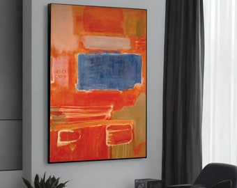 Blue Orange and Red Mark Rothko 1961 Print Art Painting Poster