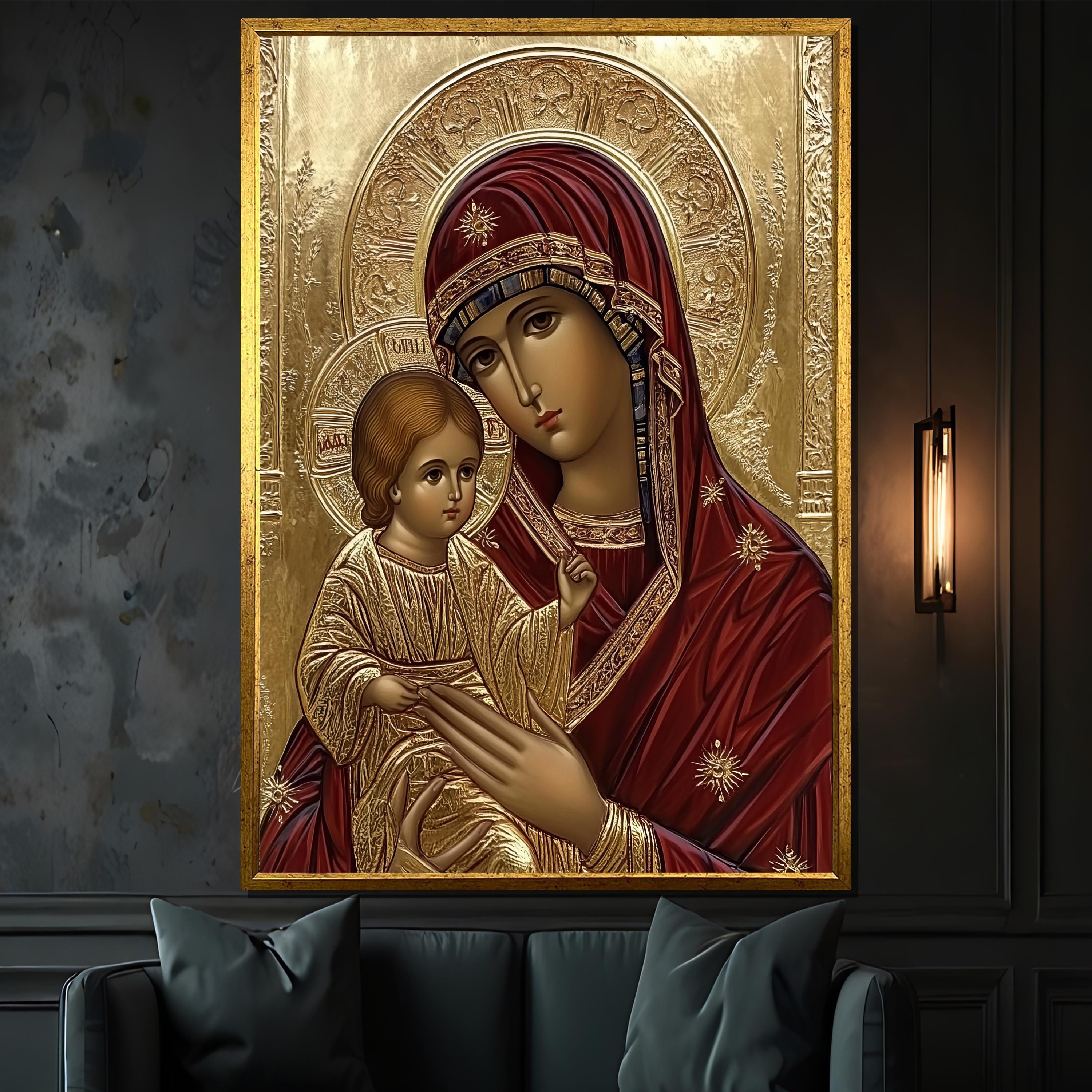 Antique russian icon - Etsy 日本