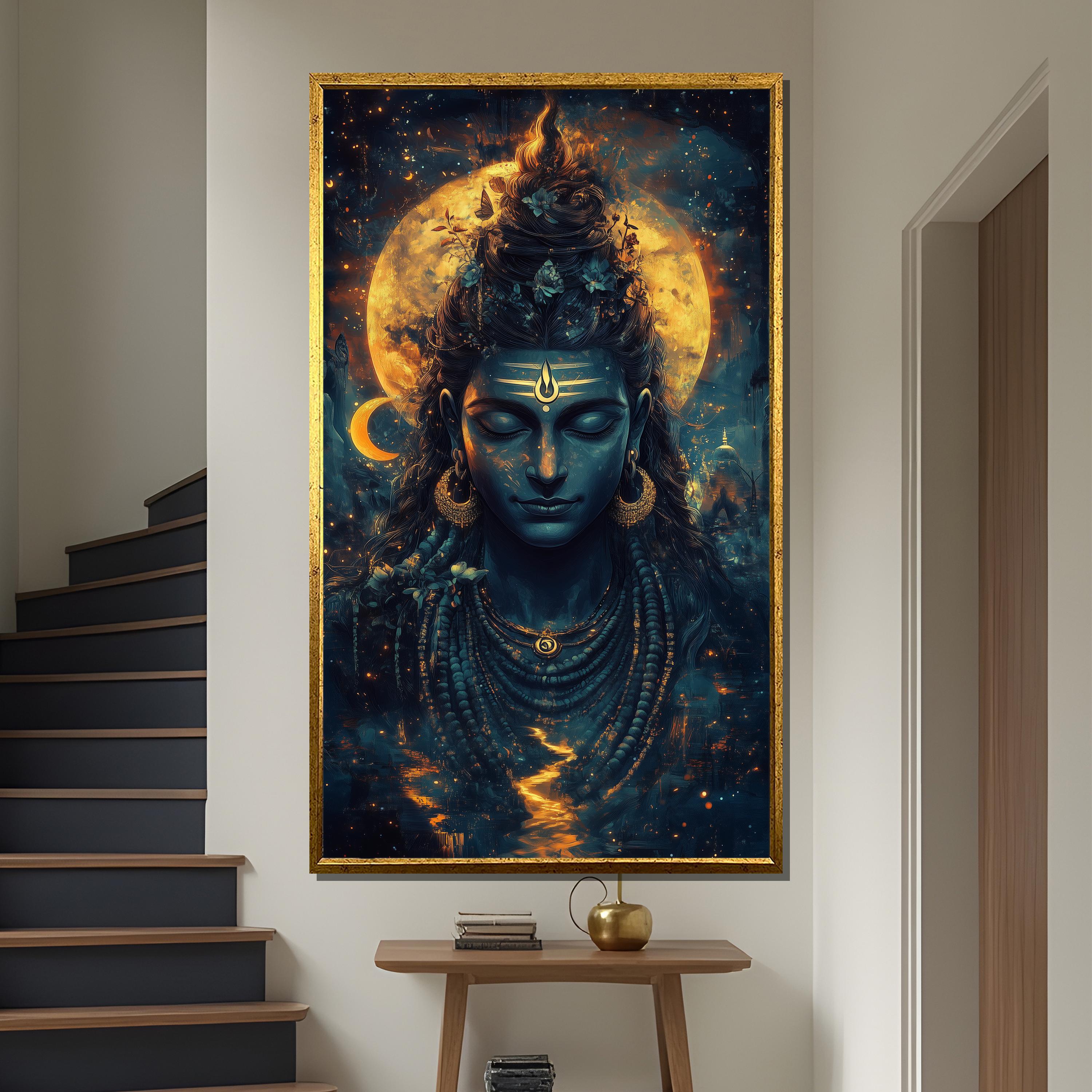 【 太陽神Dewa Iswara 】　曼荼羅　バリ仏画　額装　77×54ｃｍ メルカリ