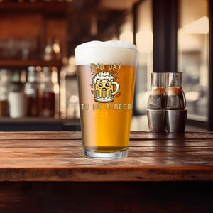 Bad Day to Be a Beer Glass, Beer Pint, Beer Glass, Beverage Glass, Beer Mug, Drink Mug Beer Cup, Gift Idea Dad Mom Brother Sister