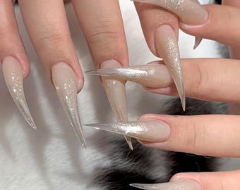 Dragon Claw Press On Nails | Sharp Animal Claws, Demon Style