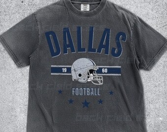 Vintage Dallas Cowboys Comfort Colors T-Shirt, Retro NFL Game Day Tee, Unisex Football Shirt, Cowboys Gift for Him Her