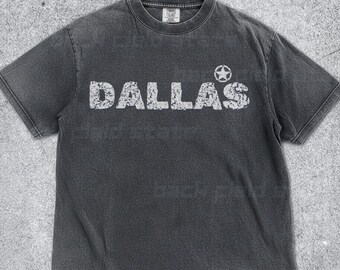 Retro Dallas Cowboys Comfort Colors T-Shirt, Vintage NFL Streetwear Tee, Washed Casual Football Shirt, Unisex Cowboys Fan Gift