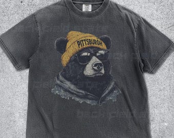 Camiseta retro de los Pittsburgh Steelers con colores cómodos, camiseta vintage de la NFL, camiseta informal de fútbol lavada, regalo unisex de los Steelers.