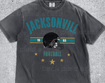 Retro Jacksonville Comfort Colors T-Shirt, Vintage NFL Streetwear Tee, Washed Casual Football Shirt, Unisex Jaguars Gift