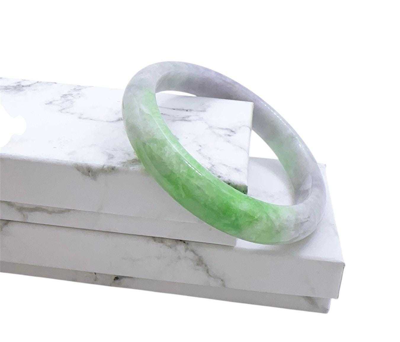 61 mm天然翡翠バングル サイズ 7 1/2 - Etsy 日本