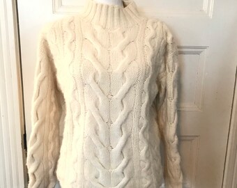 HAND KNITTED Baby Aran Jumper Pullover Jersey Made to Order Various Sizes HAND KNITTED Baby Aran Jumper Pullover Jersey Made to Order Various Sizes