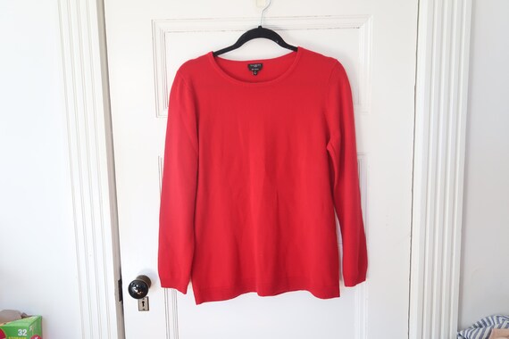 plus size red sweater