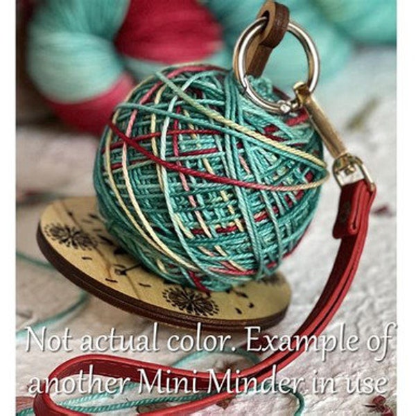 Lemonwood Mini Yarn Minder- Portable Wrist Yarn Holder Gift for Knitter and Crocheter
