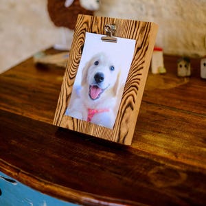 Solid Wood Clipboard Frame (Anito), Wood Design, Solid Wood Wall Decoration, Handmade Wall Frames, Rustic Frames, Modern Rustic Design