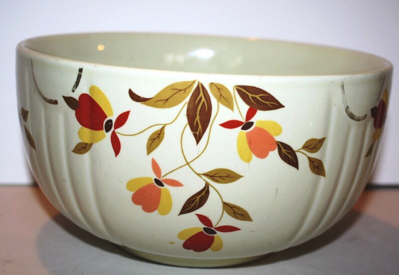 1950s Hall China AUTUMN LEAF Jewel Tea 7.50 Mixing Etsy