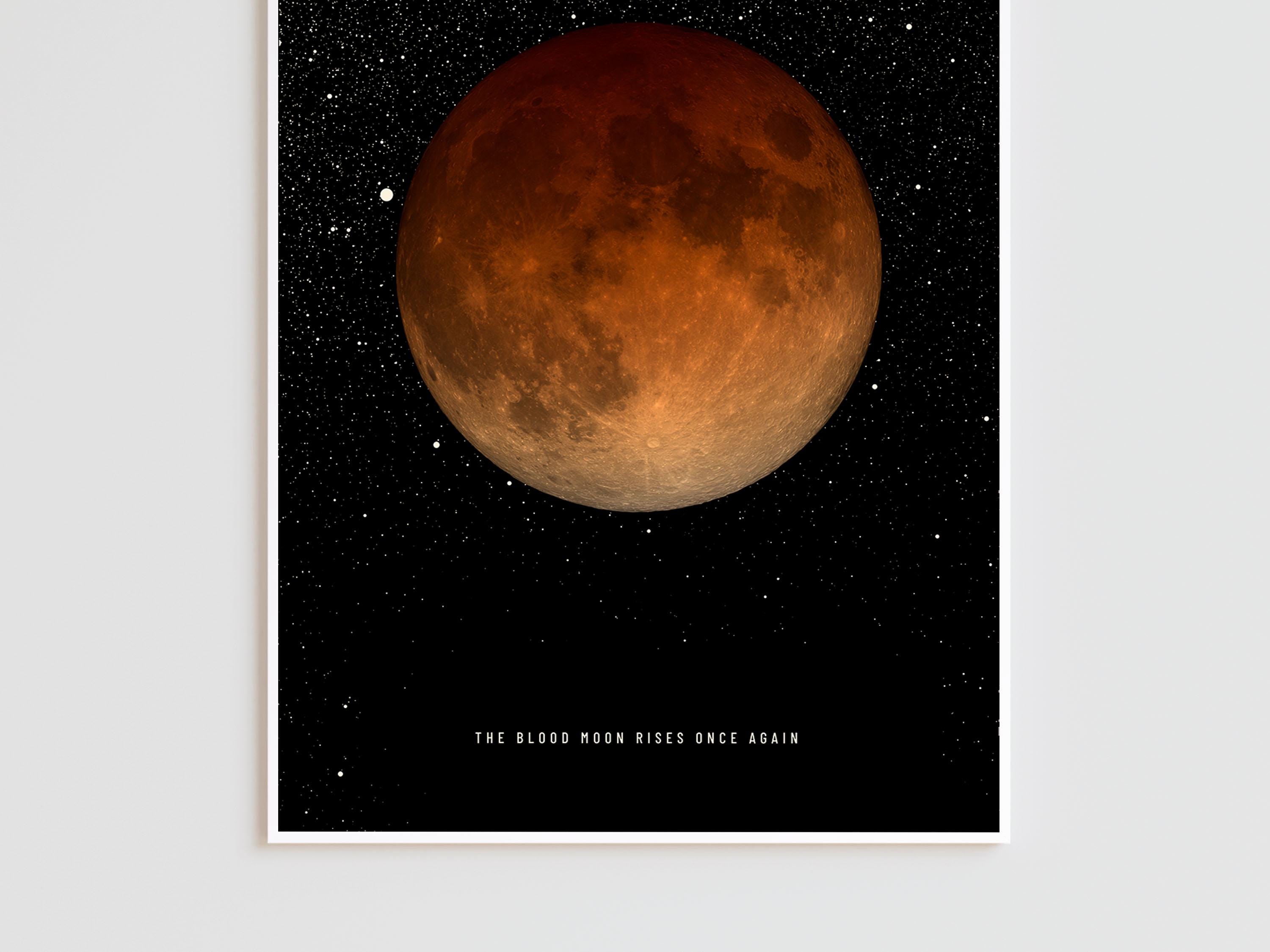 Personalized Total Lunar Eclipse March 3rd Print - Blood Moon Total ...