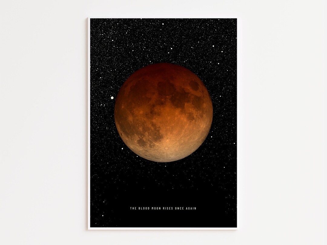 Personalized Total Lunar Eclipse March 3rd Print - Blood Moon Total ...
