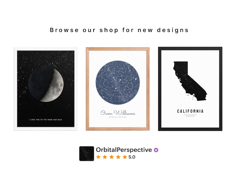 Custom Star Map • Paper Anniversary Gift • Wedding Date Night Sky Print • Constellation Poster