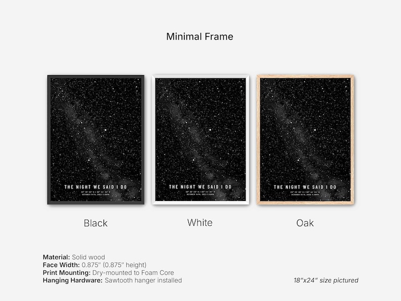 Custom Star Map • Paper Anniversary Gift • Wedding Date Night Sky Print • Constellation Poster