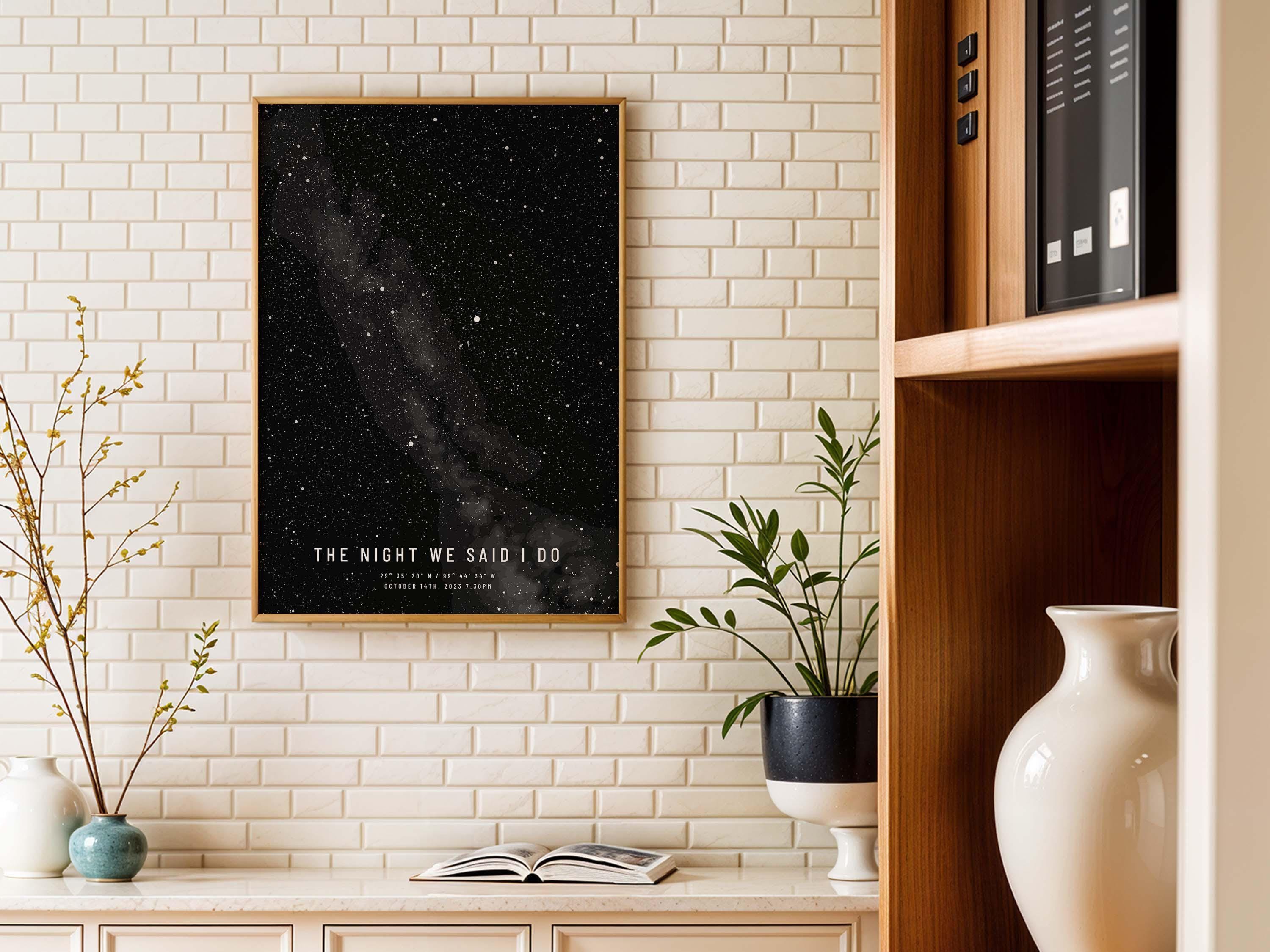 Personalized Star Map Print