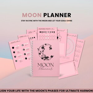 Moon Journal | New Moon Journal | Printable Moon Journal | Moon Calender | Witchy Journal | Astrology Journal | Moon Phases Journal