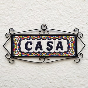 Letras e números em cerâmica 7,5cm. (3") para parede - Letras e números esmaltados - Modelo "GAUDI" - Letras e números em cerâmica -