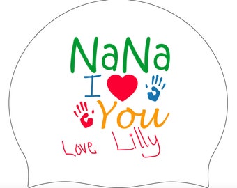 Cuffie da nuoto personalizzate - 100% silicone - Personalizza con la tua foto